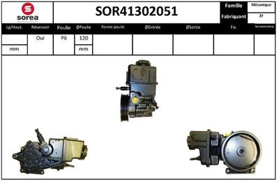 SOR41302051 EAI Гидравлический насос, рулевое управление