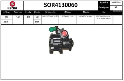 SOR4130060 EAI Гидравлический насос, рулевое управление