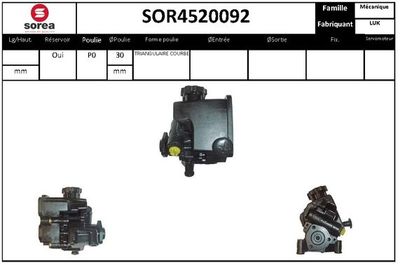 SOR4520092 EAI Гидравлический насос, рулевое управление