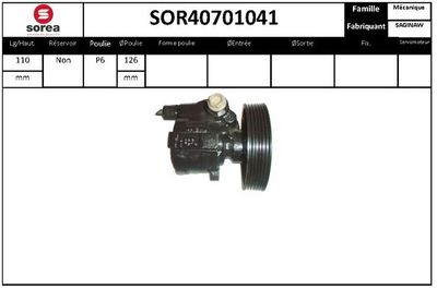 SOR40701041 EAI Гидравлический насос, рулевое управление