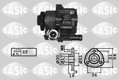 7076010 SASIC Гидравлический насос, рулевое управление