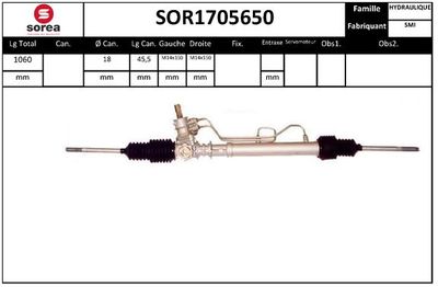 SOR1705650 EAI Рулевой механизм