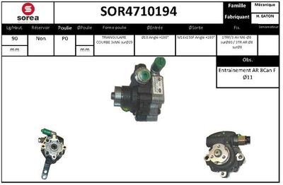 SOR4710194 EAI Гидравлический насос, рулевое управление