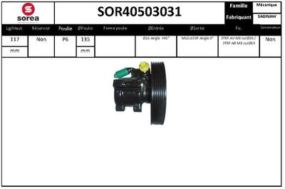 SOR40503031 EAI Гидравлический насос, рулевое управление