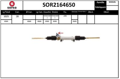 SOR2164650 EAI Рулевой механизм