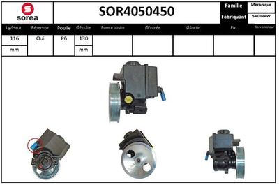 SOR4050450 EAI Гидравлический насос, рулевое управление