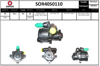 SOR4050110 EAI Гидравлический насос, рулевое управление