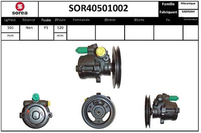 SOR40501002 EAI Гидравлический насос, рулевое управление