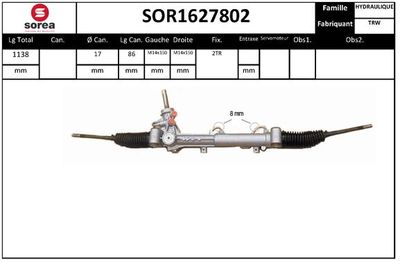 SOR1627802 EAI Рулевой механизм