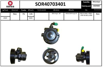 SOR40703401 EAI Гидравлический насос, рулевое управление