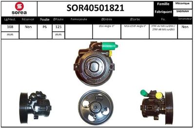 SOR40501821 EAI Гидравлический насос, рулевое управление