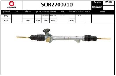 SOR2700710 EAI Рулевой механизм