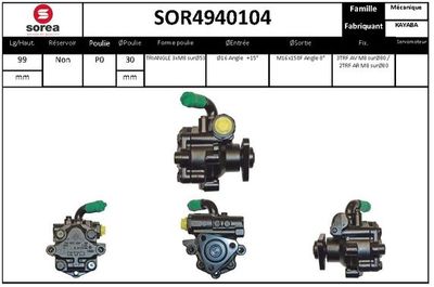 SOR4940104 EAI Гидравлический насос, рулевое управление