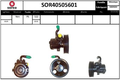 SOR40505601 EAI Гидравлический насос, рулевое управление