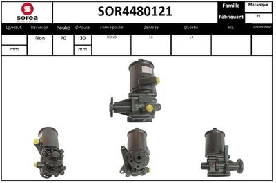 SOR4480121 EAI Гидравлический насос, рулевое управление