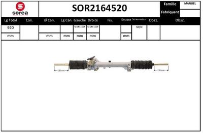 SOR2164520 EAI Рулевой механизм