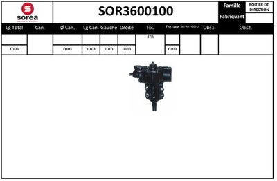 SOR3600100 EAI Рулевой механизм