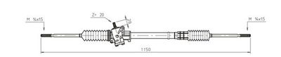 VO4002 GENERAL RICAMBI Рулевой механизм