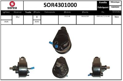 SOR4301000 EAI Гидравлический насос, рулевое управление