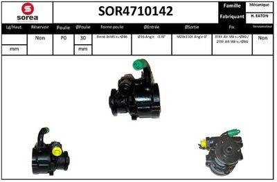 SOR4710142 EAI Гидравлический насос, рулевое управление