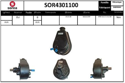 SOR4301100 EAI Гидравлический насос, рулевое управление