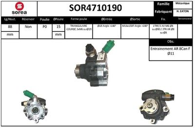 SOR4710190 EAI Гидравлический насос, рулевое управление
