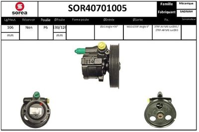 SOR40701005 EAI Гидравлический насос, рулевое управление