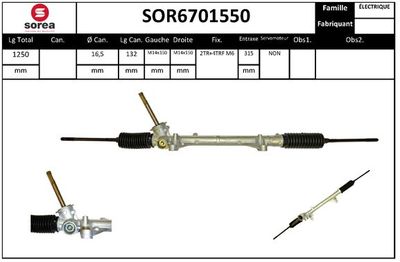 SOR6701550 EAI Рулевой механизм