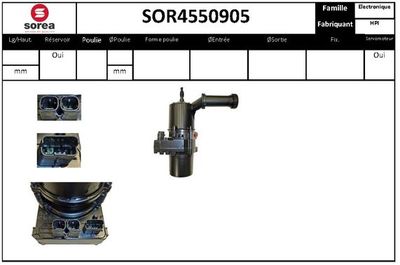 SOR4550905 EAI Гидравлический насос, рулевое управление