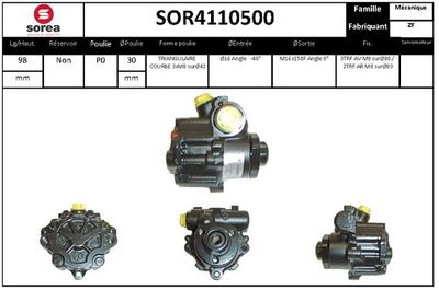 SOR4110500 EAI Гидравлический насос, рулевое управление