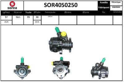 SOR4050250 EAI Гидравлический насос, рулевое управление