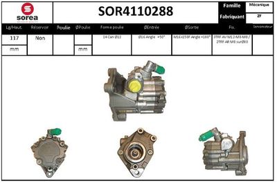 SOR4110288 EAI Гидравлический насос, рулевое управление