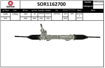 SOR1162700 EAI Рулевой механизм