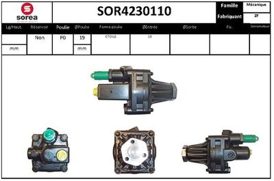 SOR4230110 EAI Гидравлический насос, рулевое управление