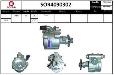 SOR4090302 EAI Гидравлический насос, рулевое управление