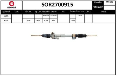 SOR2700915 EAI Рулевой механизм