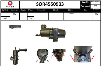 SOR4550903 EAI Гидравлический насос, рулевое управление