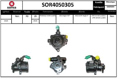 SOR4050305 EAI Гидравлический насос, рулевое управление