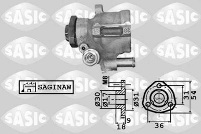 7076028 SASIC Гидравлический насос, рулевое управление