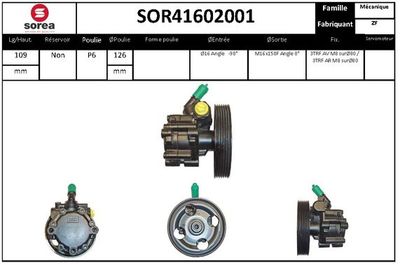 SOR41602001 EAI Гидравлический насос, рулевое управление