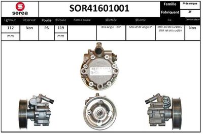 SOR41601001 EAI Гидравлический насос, рулевое управление