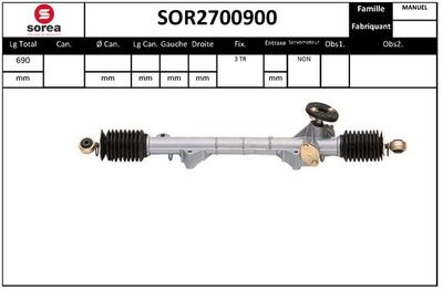 SOR2700900 EAI Рулевой механизм