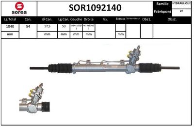 SOR1092140 EAI Рулевой механизм