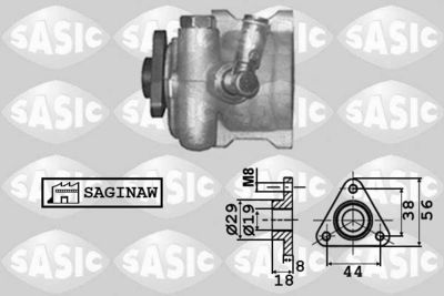 7076007 SASIC Гидравлический насос, рулевое управление