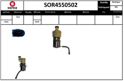 SOR4550502 EAI Гидравлический насос, рулевое управление