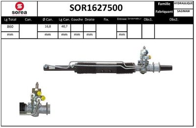 SOR1627500 EAI Рулевой механизм