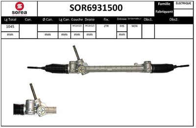 SOR6931500 EAI Рулевой механизм