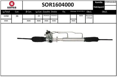 SOR1604000 EAI Рулевой механизм