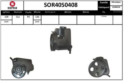 SOR4050408 EAI Гидравлический насос, рулевое управление