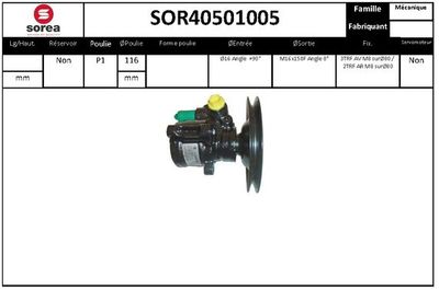 SOR40501005 EAI Гидравлический насос, рулевое управление